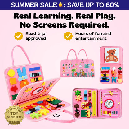 ORLO™ Montessori Busy Board