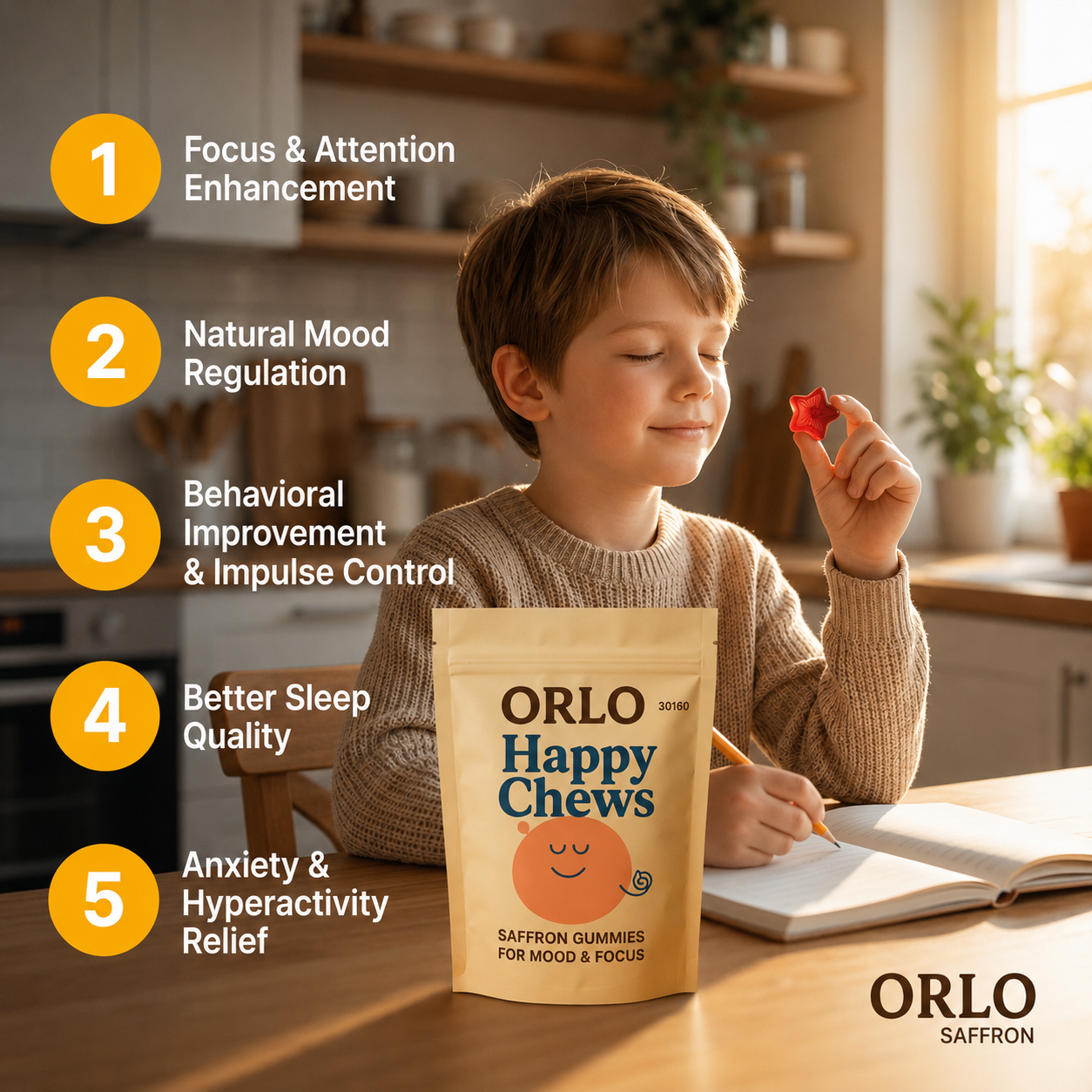 ORLO Saffron Gummies