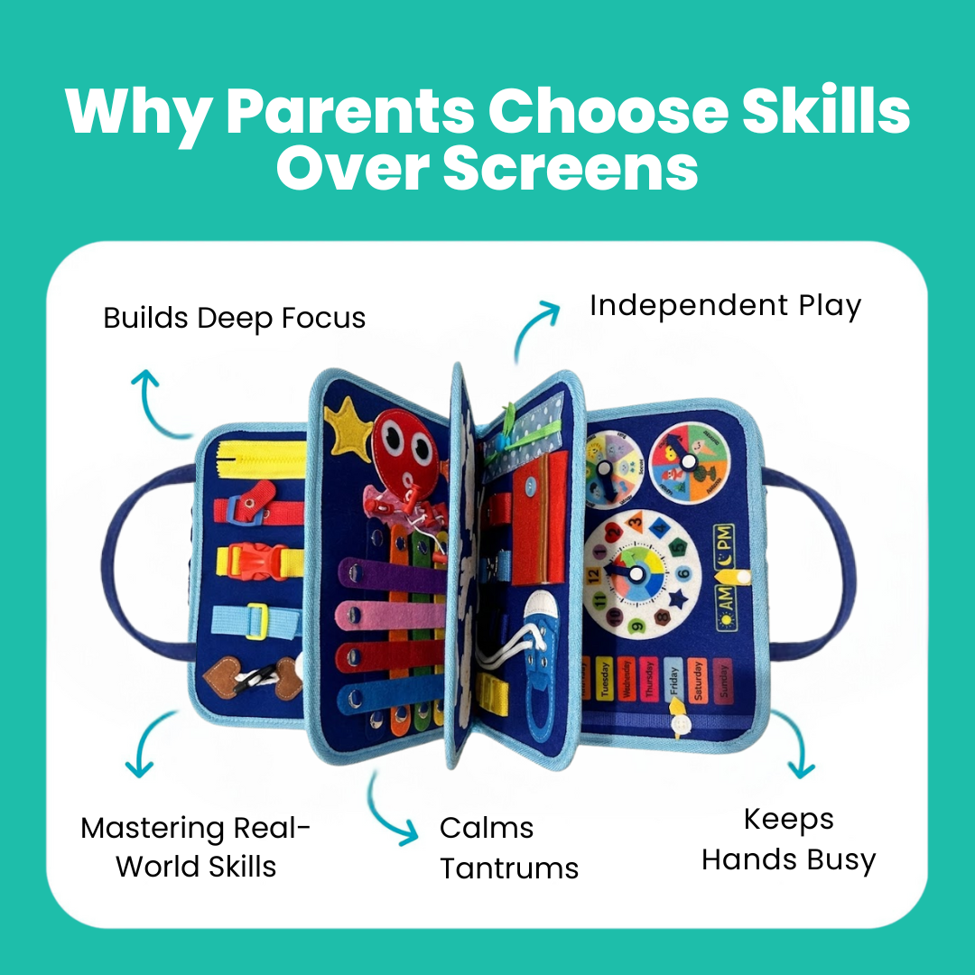 ORLO™ Montessori Busy Board