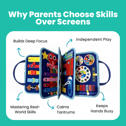ORLO™ Montessori Busy Board